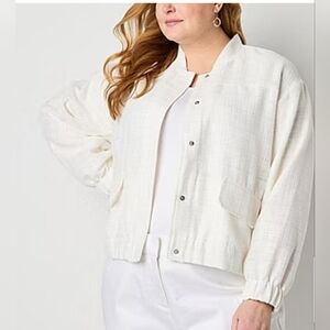 Liz Claiborne Lightweight Bomber Jacket